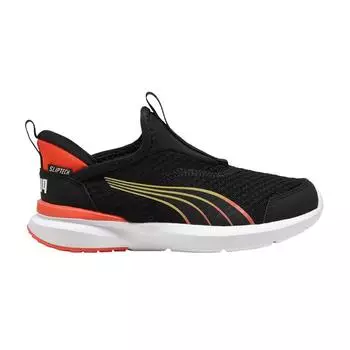 Puma Kruz Profoam SlipTech Little Kid черные красные детские кроссовки 310250-01 28