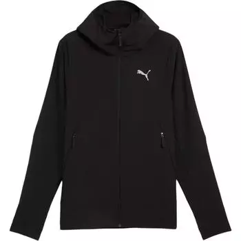 Puma Куртка с капюшоном на молнии с принтом логотипа Мужские куртки Черный 525619-01 XS
