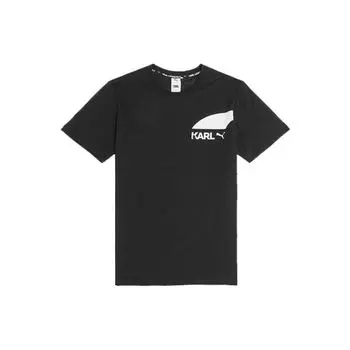 Puma Мужская футболка с коротким рукавом и круглым вырезом Lafayette, черные 595682-01 S