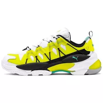 Puma LDQCELL Omega Yellow Alert Мужские кроссовки Puma-Белый 370928-01