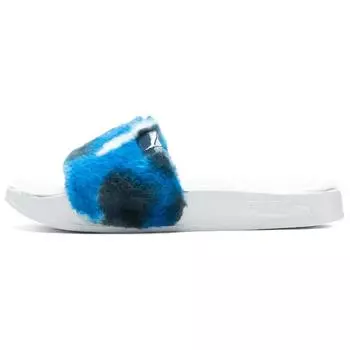 Puma Leadcat 2.0 YLM Fluff Slide Тай-дай Женские Кроссовки Многоцветный Желто-грушевый Puma-Белый 385362-01 37