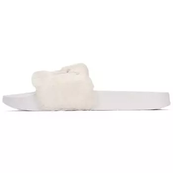 Puma Leadcat Feather Slide Белые женские кроссовки Металлик-Серебристый 383758-01 35.5