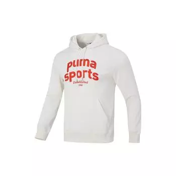 Puma Толстовка с капюшоном и длинным рукавом, мужская, белая, 625313-65 M