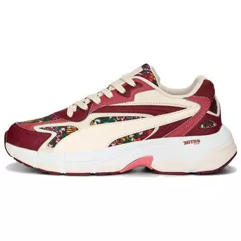 Puma Liberty of London x Teveris Nitro Floral Женские кроссовки Red Team-Regal-Red White 391568-01 36