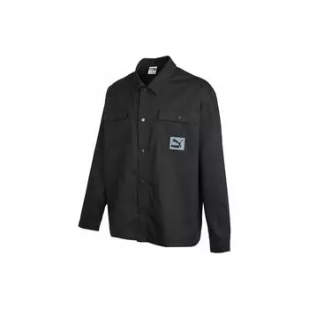 PUMA Logo Collar Solid Jacket Мужская куртка Серая 622129-75 XL