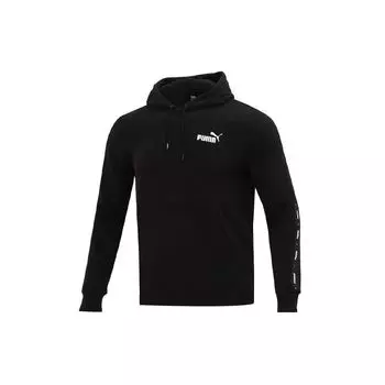 Puma Logo Hoodie Pullover Sweatshirt Мужские топы Черный 849590-01