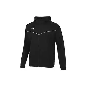 Puma Logo Knit Hooded Jacket Мужские куртки Черный 657396-03 L