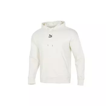 Puma Logo Knit Sports Hoodie Мужские топы Бежевый 533114-73 L
