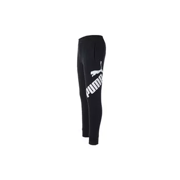 PUMA Logo Print Casual Jogger Knit Pants Men Black 582875-01 M