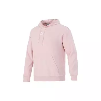 Puma Logo Print Knit Hoodie Pullover Sweatshirt Мужские топы Розовый 533114-36 L