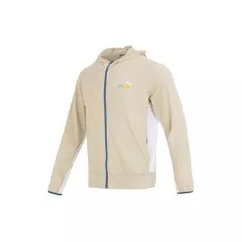 Puma Logo Print Повседневная куртка с капюшоном Верхняя одежда унисекс Хаки 678006-88 L