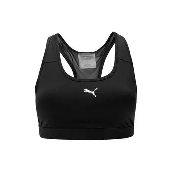 Puma Логотип с принтом для бега, фитнеса, обтягивающее дышащее спортивное нижнее белье, женское нижнее белье, черное 520306-06 XS
