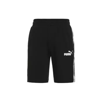 Puma Logo Print Running Knit Shorts Мужские плавки Черные 533192-01 L