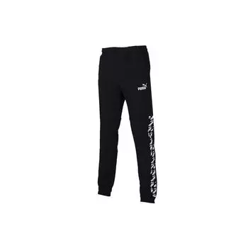 Puma Logo Print Slim Fit Трикотажные джоггеры Мужские плавки Черный 582805-01 XXL