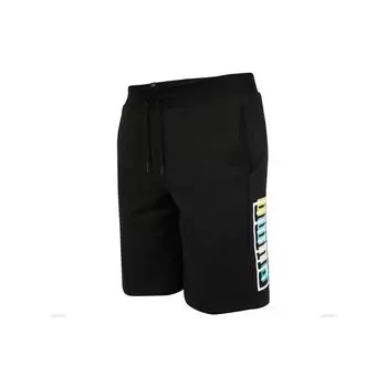 Puma Logo Print Трикотажные дышащие спортивные шорты Мужские плавки Черные 845863-01 XL