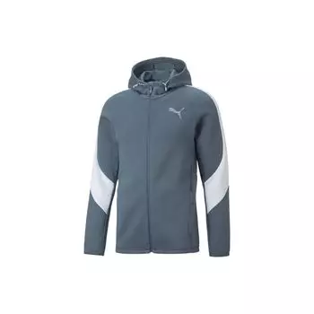 Мужская толстовка с капюшоном и принтом логотипа Puma, синяя 672386-18 S