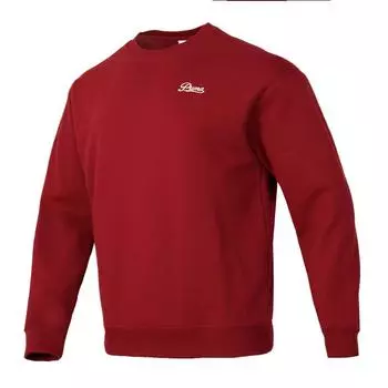 Puma Логотип однотонный удобный дышащий повседневный худи мужские толстовки красный 630947-13 S