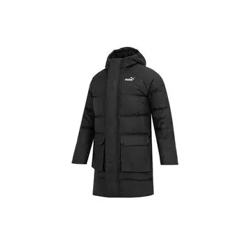 PUMA Long Down Hooded Jacket Мужская Верхняя одежда Черный 674641-01 L