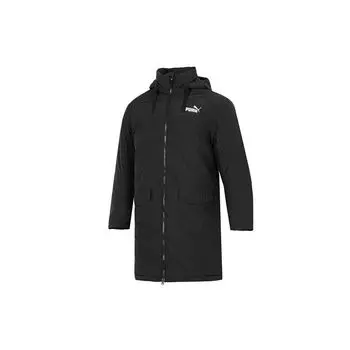 PUMA Long Down Hooded Jacket Мужская Верхняя одежда Черный 673647-01 S