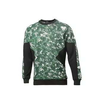 Puma Manchester City Football Club Повседневный спортивный лоскутный пуловер Толстовка Мужские топы Зеленый 758713-10 L