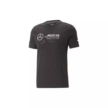 Puma Mapf1 Solid Logo Crew Neck Casual Short Sleeve T Shirt Men Tops Black 538482-01 S