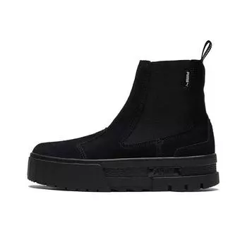 Puma Mayze Leather Martin Boots Black