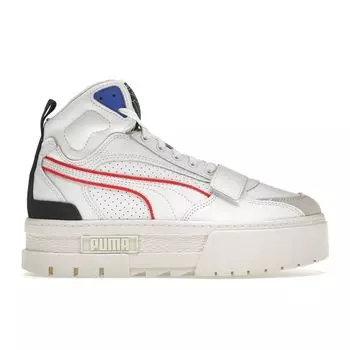 Puma Mayze Mid White Женские кроссовки Whisper-White 381253-01 36