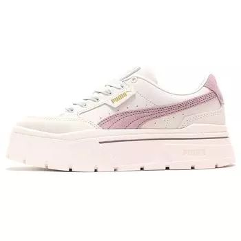 Puma Mayze Stack Premium Whisper White Lilac Women Sneakers 384421-01
