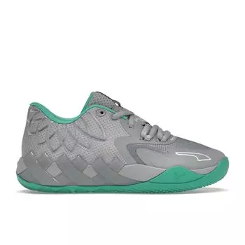 Puma MB.01 Lo Jr UFO Kids Кроссовки Серые High-Rise Aqua-Green 377676-02 38.5