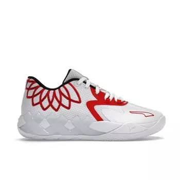 Puma MB.01 Lo Team Colors - Белые кроссовки унисекс High Risk Red Puma-White 376941-10 44