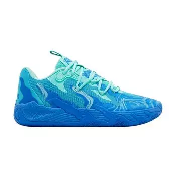 Puma MB.03 Lo Team Hyperlink Синие мужские кроссовки Ярко-аквамариновые электрические мятные 310519-01 43