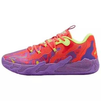 Puma MB.03 Lo Lava мужские кроссовки красные фиолетово-мерцающие красные взрывные 310847-01 43