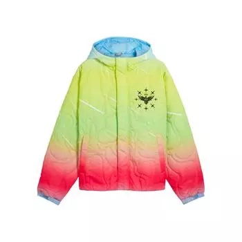 Puma Melo Gradient Outdoor Casual Sports Zip-Up Hooded Warm Jacket Men Jackets Yellow 627792-01 M