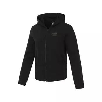 Puma Мелоди Куртка с капюшоном Удобная на молнии С длинным рукавом Женские куртки Черный 631072-01 S
