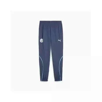 Puma Men S Soccer jerSey Long pantS Mcfc Pre Match Woven pantS navy/L