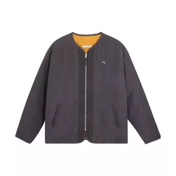 Puma Mmq Lw Куртка с утеплителем Однотонная Повседневная Двусторонняя Свободная Куртка Унисекс Угольный 623045-13 M