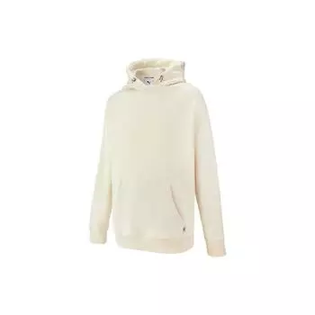 PUMA MMQ Series, однотонный вязаный свитшот с капюшоном и вышитым логотипом, с длинными рукавами, топы унисекс, белые 536596-65 M
