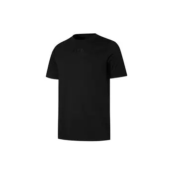 Puma Modern Basics Вышитый логотип Спортивная футболка с круглым вырезом Мужские топы Черные 847669-01 M