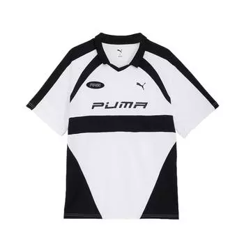 PUMA Модная Универсальная Мягкая Приятная к коже Футбольная Джерси Унисекс топы Белый 631242-02 S