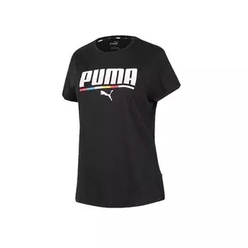 Puma Multicolor Short Sleeve Tee 587898 01 XS