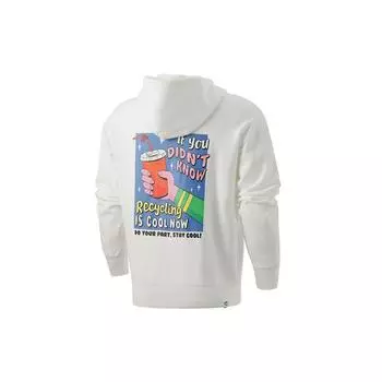 Puma Мужская толстовка с капюшоном Solid Color Fun Print Белый 531429-02 M