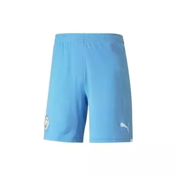 Puma Мужские футбольные шорты Manchester City 21-22 с эластичным принтом синие 759229-01 XXL
