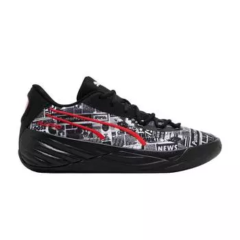 Puma Мужские кроссовки All-Pro Nitro Media Day, черные, белые, на все времена, красные 310395-01 40.5