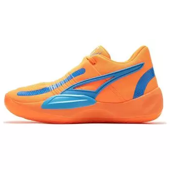 Пума Неймар-младший. Мужские кроссовки x Rise Nitro Ultra Orange Blue-Glimmer White 378947-01 41