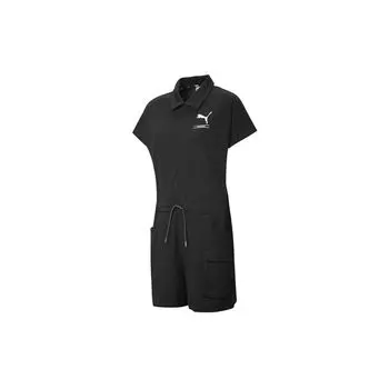 Puma Nu-Utility Комбинезон с принтом Повседневный женский комбинезон Черный 583862-01 S