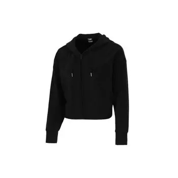 Puma однотонная короткая вязаная куртка с вышитым логотипом, женская верхняя одежда, черный 847685-01 S