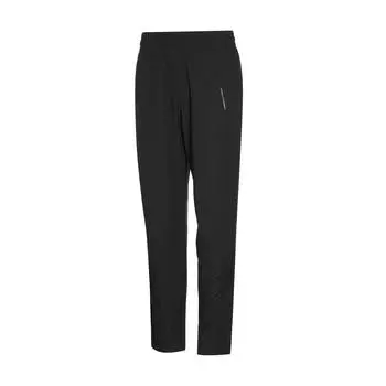 Puma Однотонные эластичные прямые повседневные брюки унисекс, черные 531981-01 XL