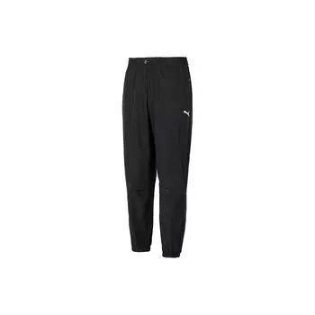 Puma Однотонные дышащие удобные повседневные брюки мужские низ черный 628373-01 S