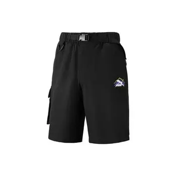 Puma однотонные шорты с логотипом и эластичными боковыми карманами на шнурке, мужские брюки, черные 537424-01 L