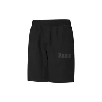 Puma Однотонные спортивные повседневные дышащие шорты Мужские плавки Черные 588813-01 S